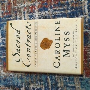 Caroline Myss Sacred Contracts Awakening Your Divine Potential Hardback Book